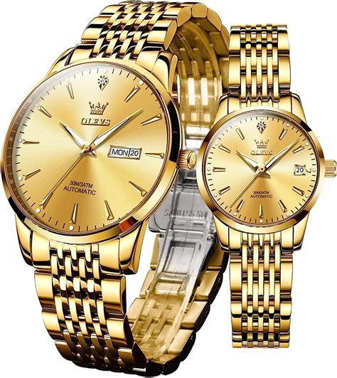 his and hers automatic watches.